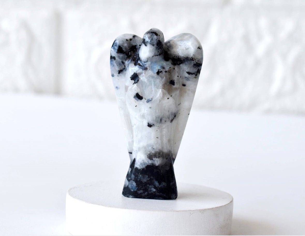 Rainbow Moonstone Crystal Angel