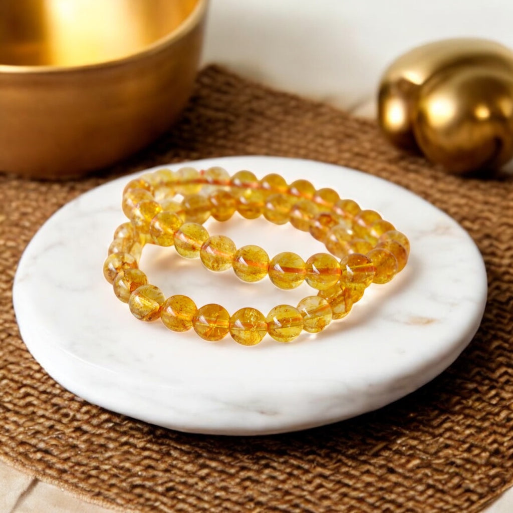 Heated Citrine Bracelet